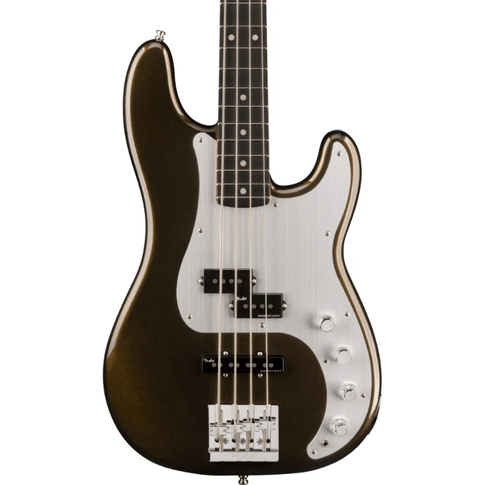 Fender American Ultra II Ebony Fingerboard Precision Bass - Texas Tea
