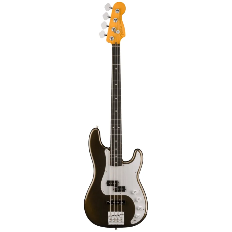 Fender American Ultra II Ebony Fingerboard Precision Bass - Texas Tea
