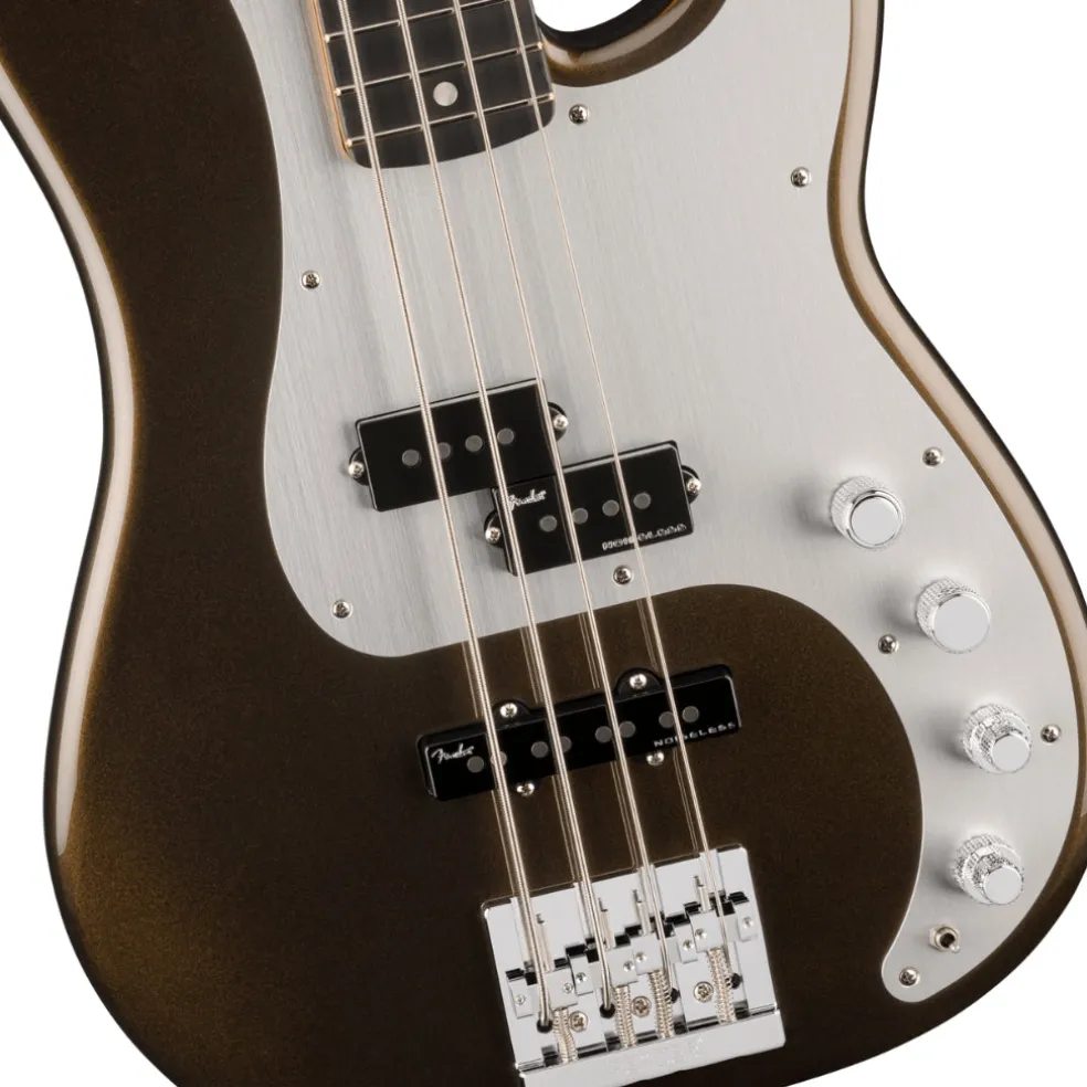 Fender American Ultra II Ebony Fingerboard Precision Bass - Texas Tea