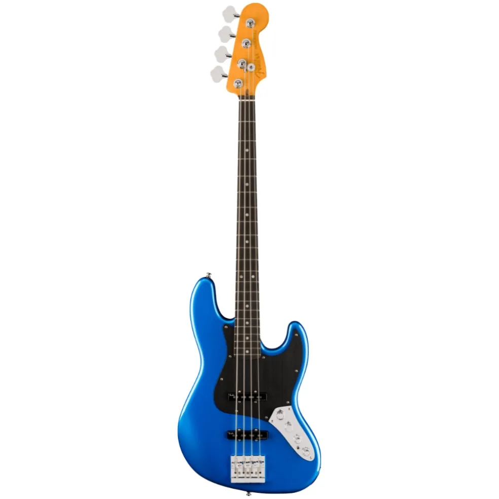 Fender American Ultra II Ebony Fingerboard Jazz Bass - Noble Blue