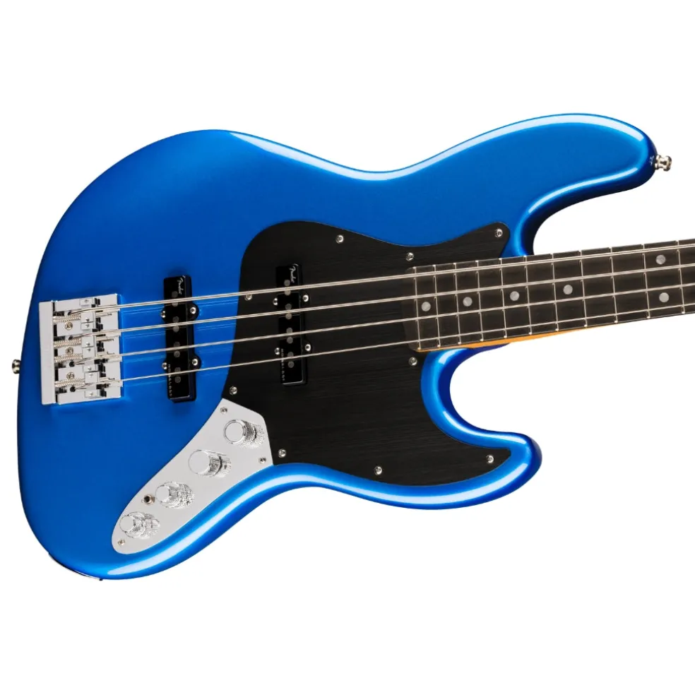 Fender American Ultra II Ebony Fingerboard Jazz Bass - Noble Blue