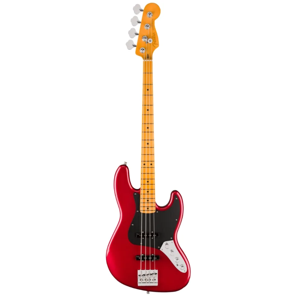 Fender American Ultra II Maple Fingerboard Jazz Bass - Sinister Red