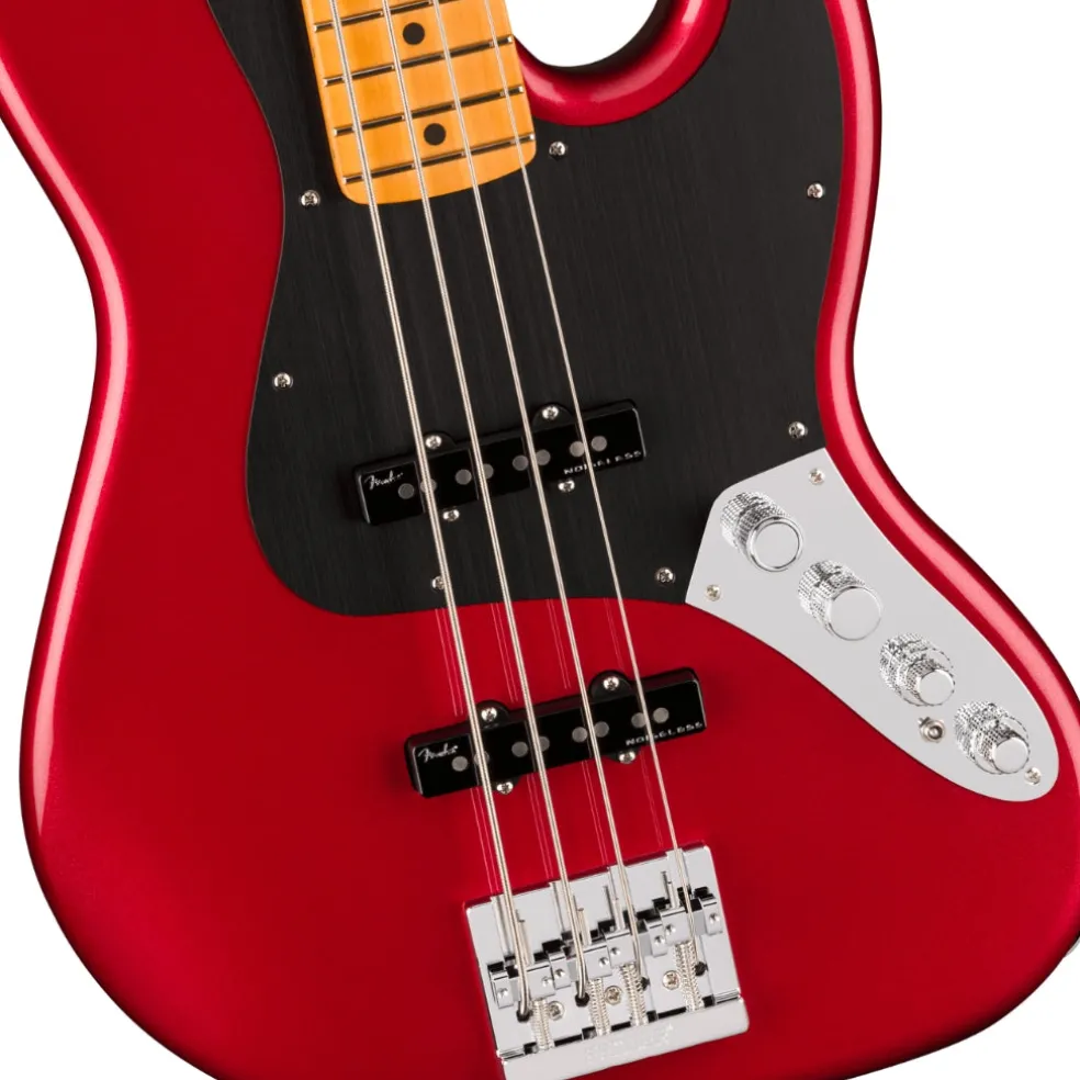 Fender American Ultra II Maple Fingerboard Jazz Bass - Sinister Red