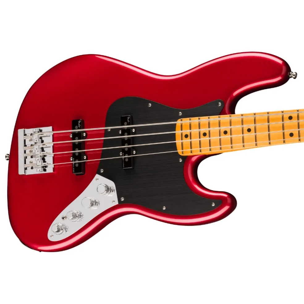 Fender American Ultra II Maple Fingerboard Jazz Bass - Sinister Red