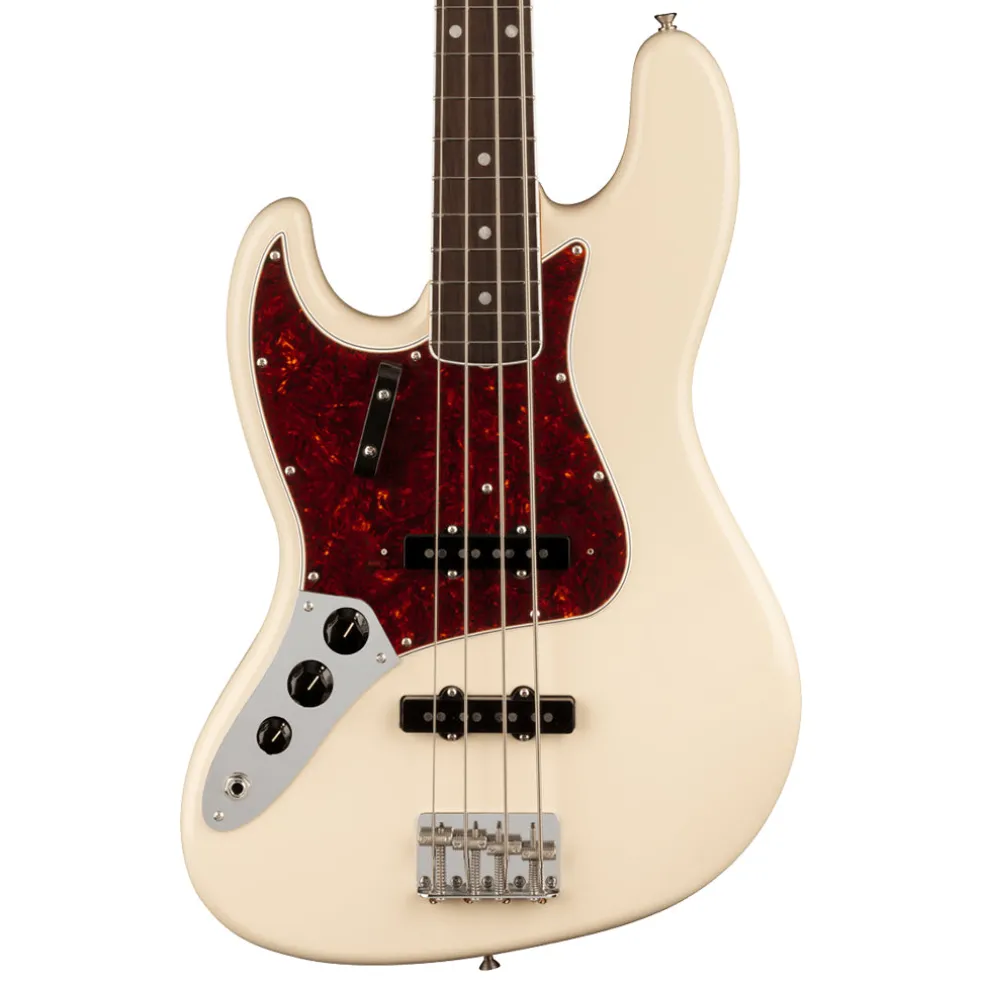 Fender American Vintage II 1966 Jazz Bass Left-Hand in Olympic White