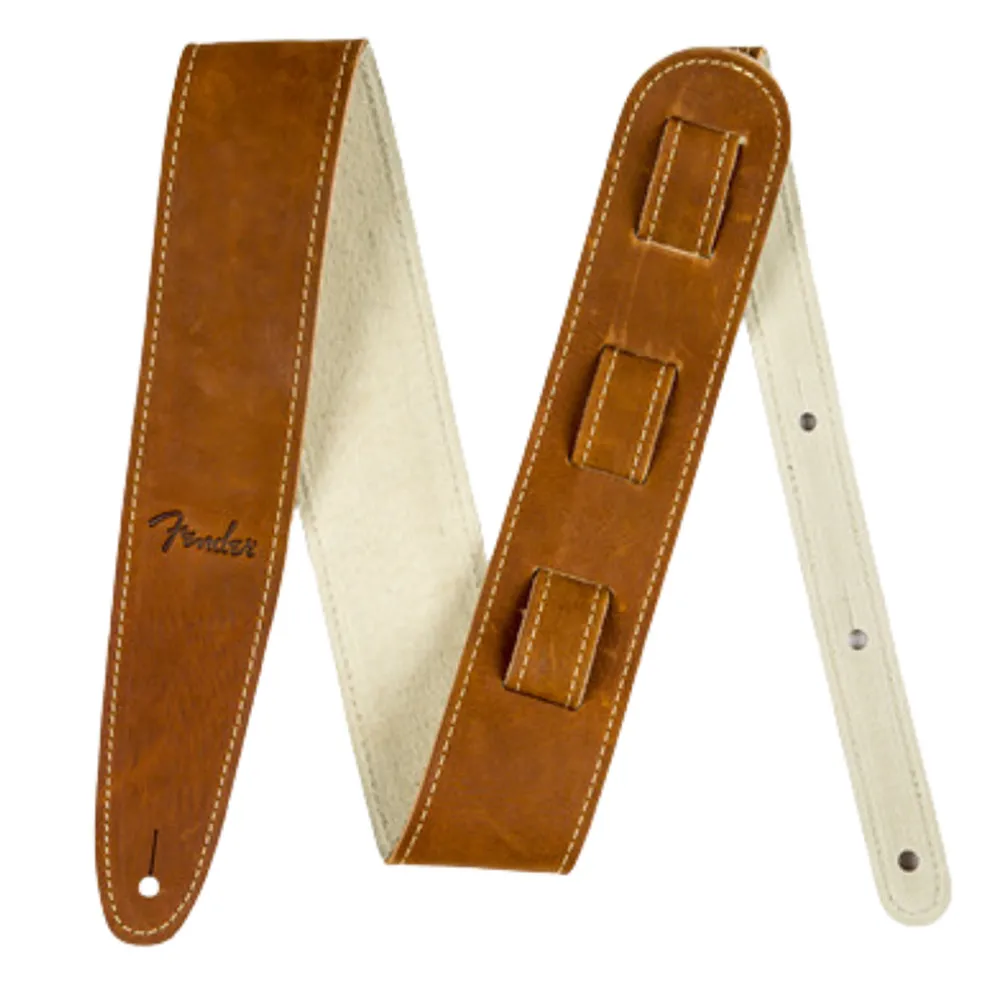 Fender Ball Glove Leather Strap Brown