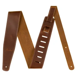 Fender Broken In Leather Strap in Tan