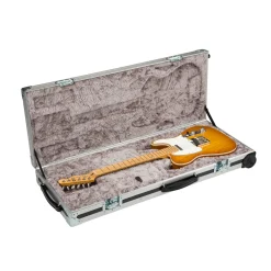 Fender CEO Flight Case with Wheels - Black and Silver