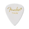 Fender Classic Celluloid 351 Shape Picks Thin White 12 Pack