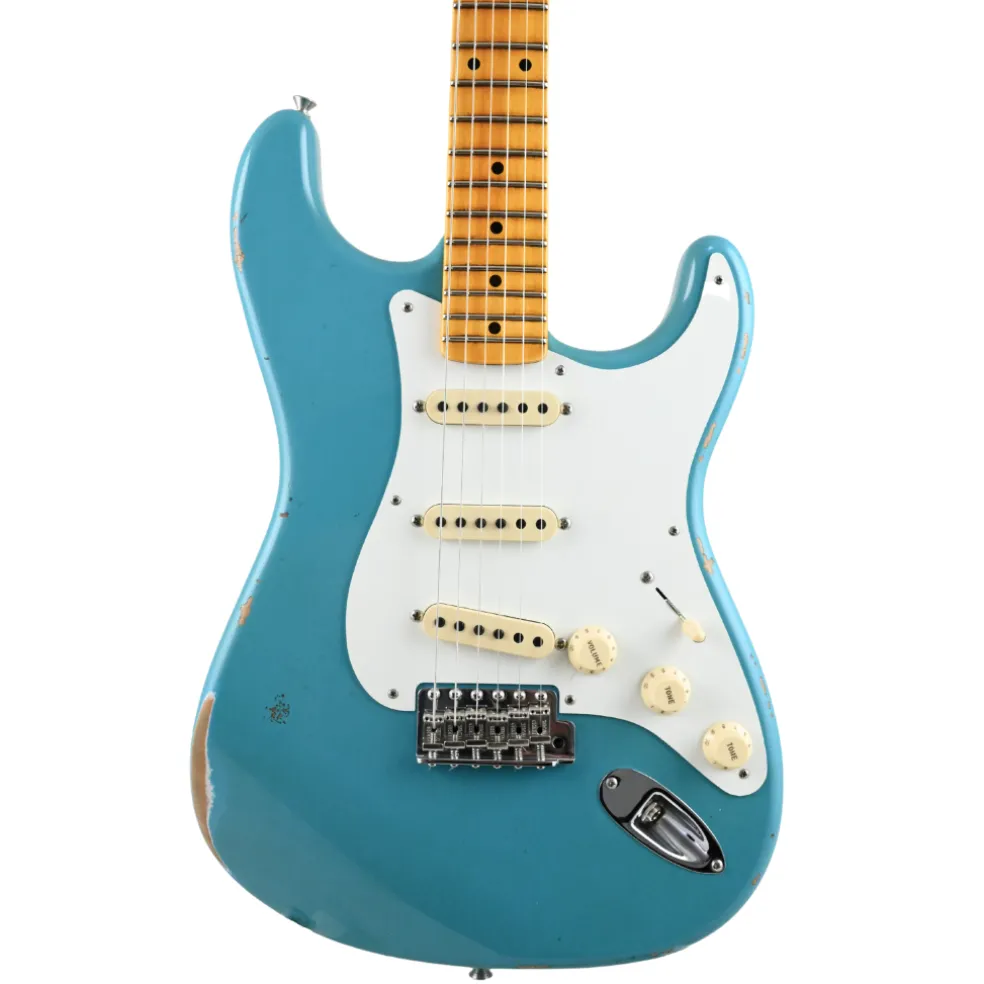 Fender Custom Shop - 2020 56 Stratocaster - Faded Taos Turquoise Relic