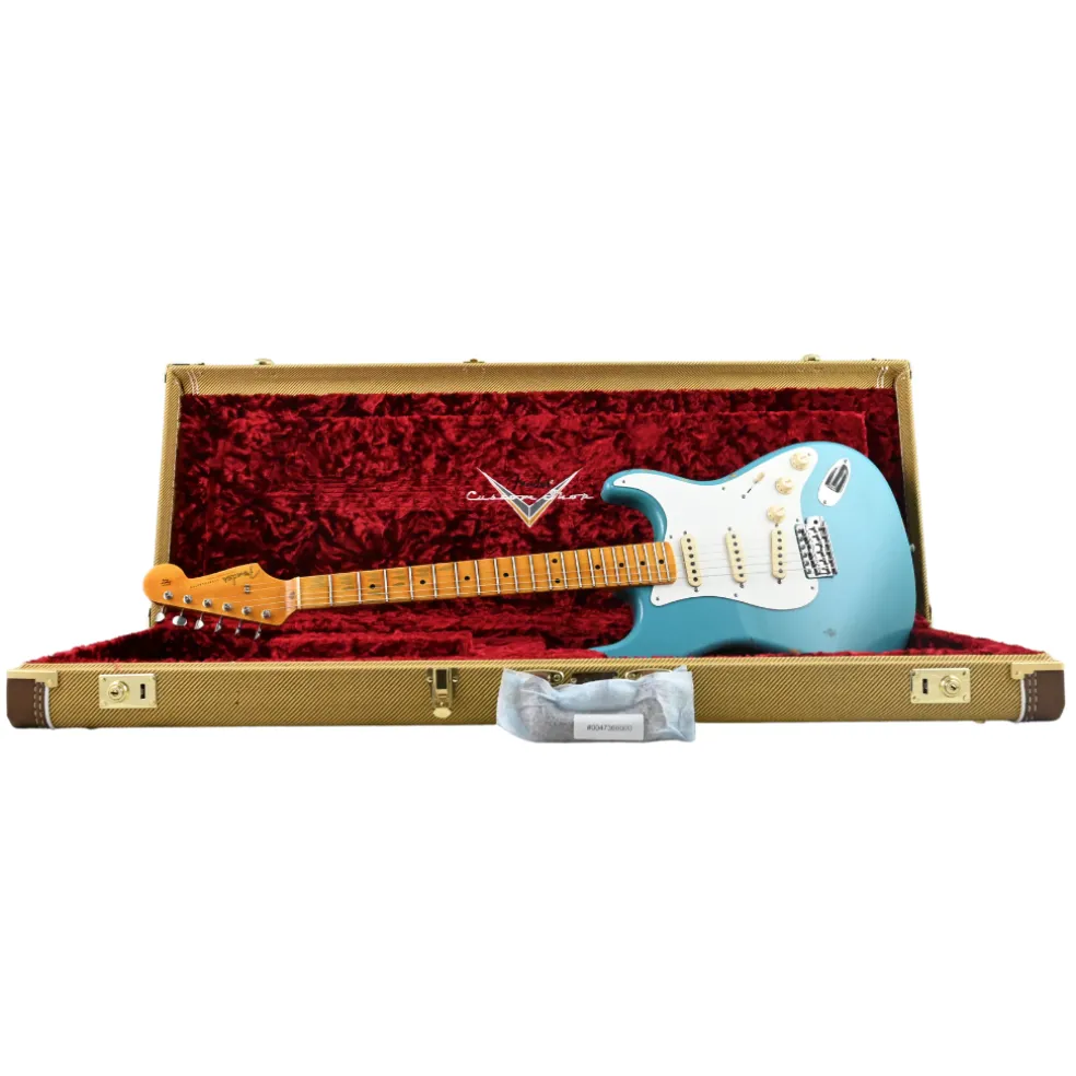 Fender Custom Shop - 2020 56 Stratocaster - Faded Taos Turquoise Relic