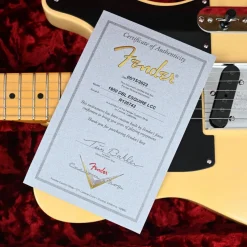 Fender Custom Shop 1950 Double Esquire® DLX Closet Classic, 1-Piece Rift Sawn Maple Neck, Faded Nocaster® Blonde