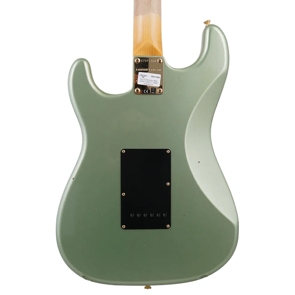 Fender Custom Shop 1965 Dual-Mag Stratocaster Journeyman Relic - Aged Sage Green Metallic