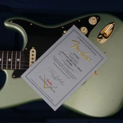 Fender Custom Shop 1965 Dual-Mag Stratocaster Journeyman Relic - Aged Sage Green Metallic