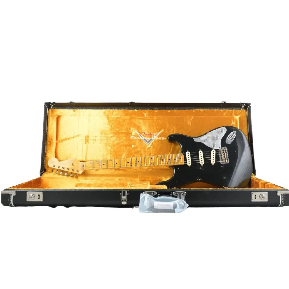 Fender Custom Shop Limited Edition Poblano II Stratocaster® Relic® - Maple Fingerboard - Aged Black