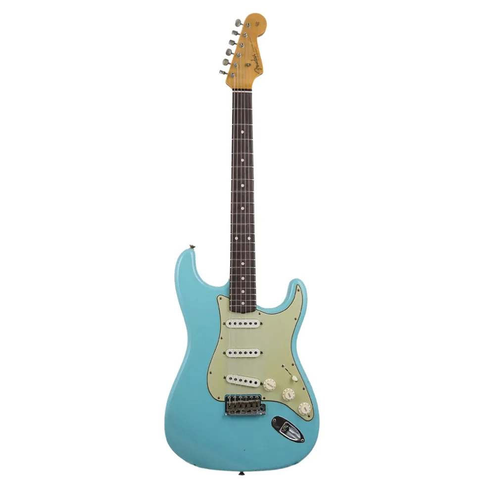Fender Custom Shop '62/'63 Stratocaster Journeyman Relic - Aged Daphne Blue