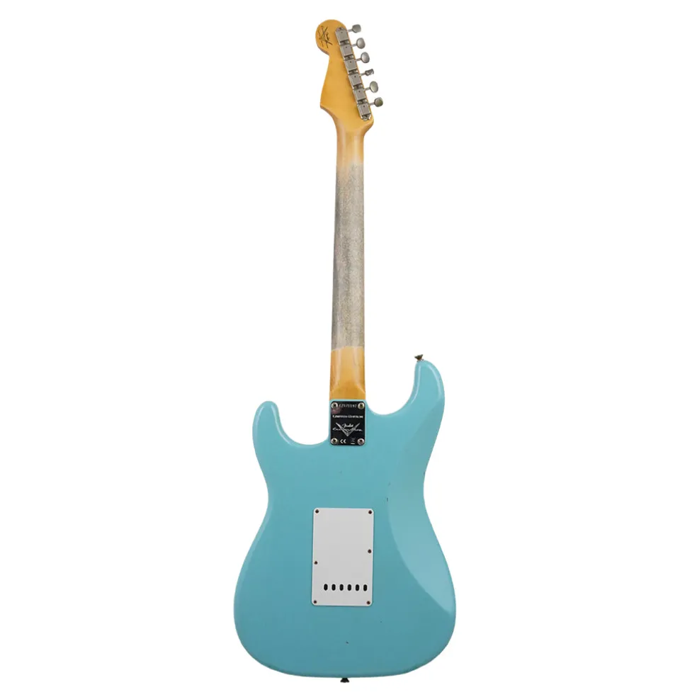 Fender Custom Shop '62/'63 Stratocaster Journeyman Relic - Aged Daphne Blue