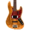 Fender Custom Shop Artisan Maple Burl Jazz Bass NOS Aged Natural