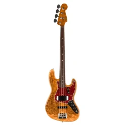 Fender Custom Shop Artisan Maple Burl Jazz Bass NOS Aged Natural