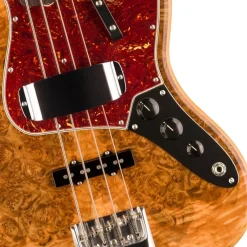 Fender Custom Shop Artisan Maple Burl Jazz Bass NOS Aged Natural