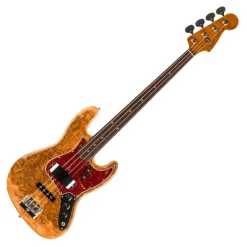 Fender Custom Shop Artisan Maple Burl Jazz Bass NOS Aged Natural