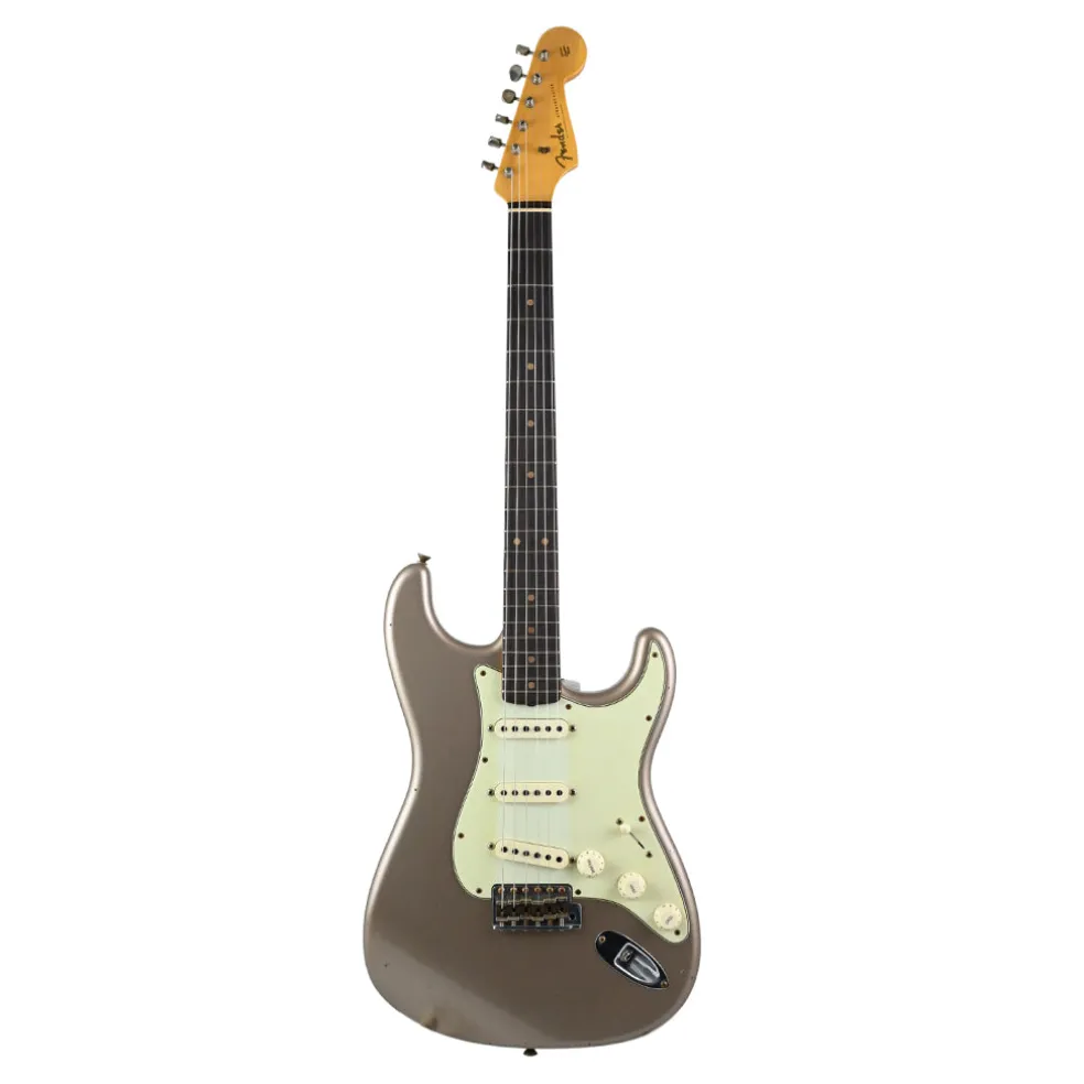 Fender Custom Shop Limited Edition '59 Stratocaster® Journeyman Relic®, Super Faded Aged Shoreline Gold