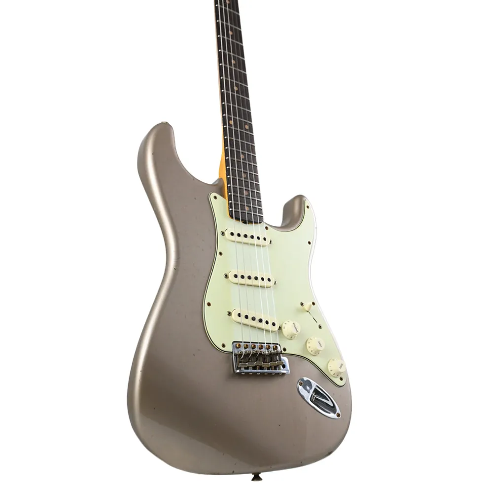 Fender Custom Shop Limited Edition '59 Stratocaster® Journeyman Relic®, Super Faded Aged Shoreline Gold