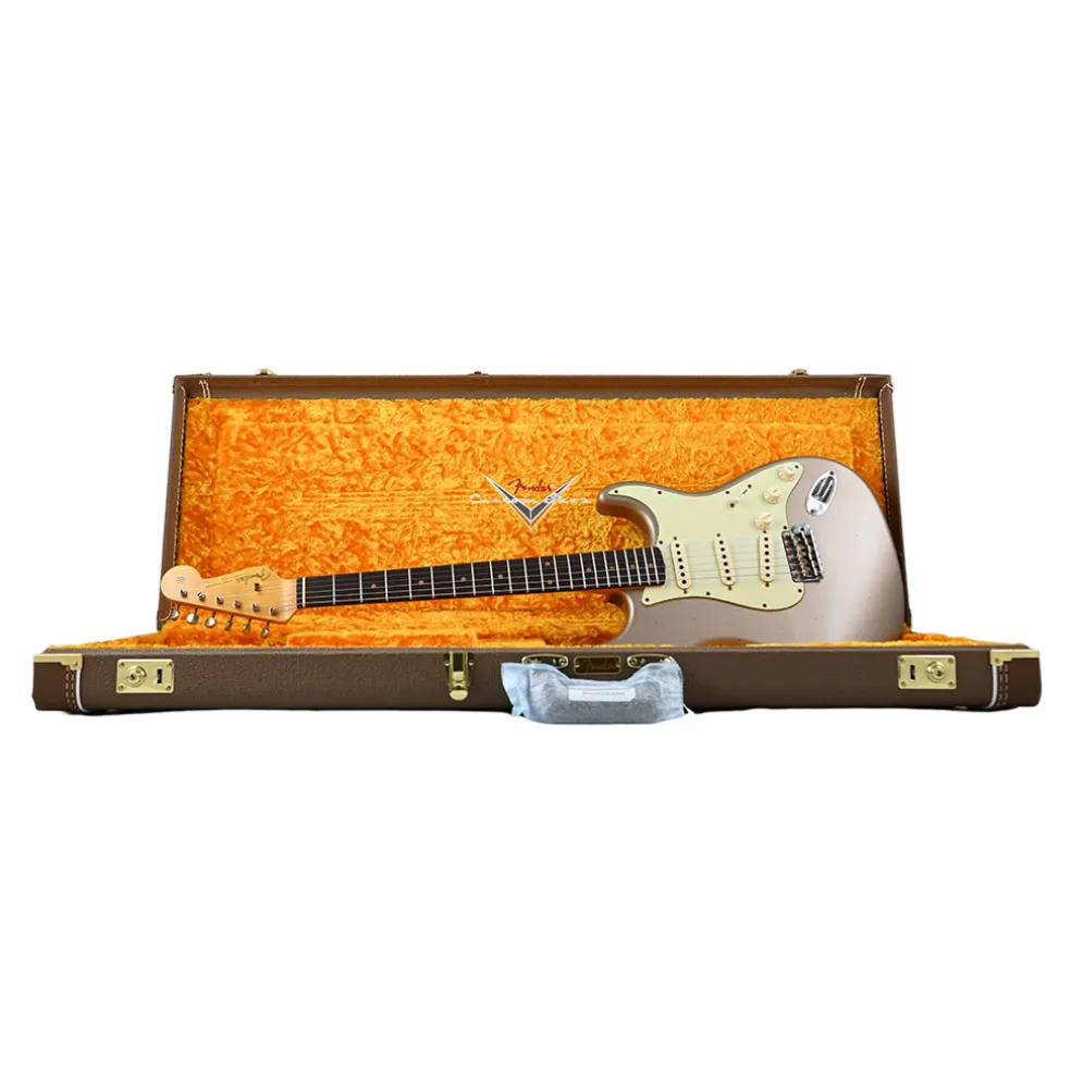 Fender Custom Shop Limited Edition '59 Stratocaster® Journeyman Relic®, Super Faded Aged Shoreline Gold