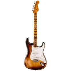 Fender Custom Shop Limited Edition 70th Anniversary 1954 Stratocaster Super Heavy Relic - Wide-Fade 2-Color Sunburst, 1-Pc Quartersawn Maple Neck Fingerboard
