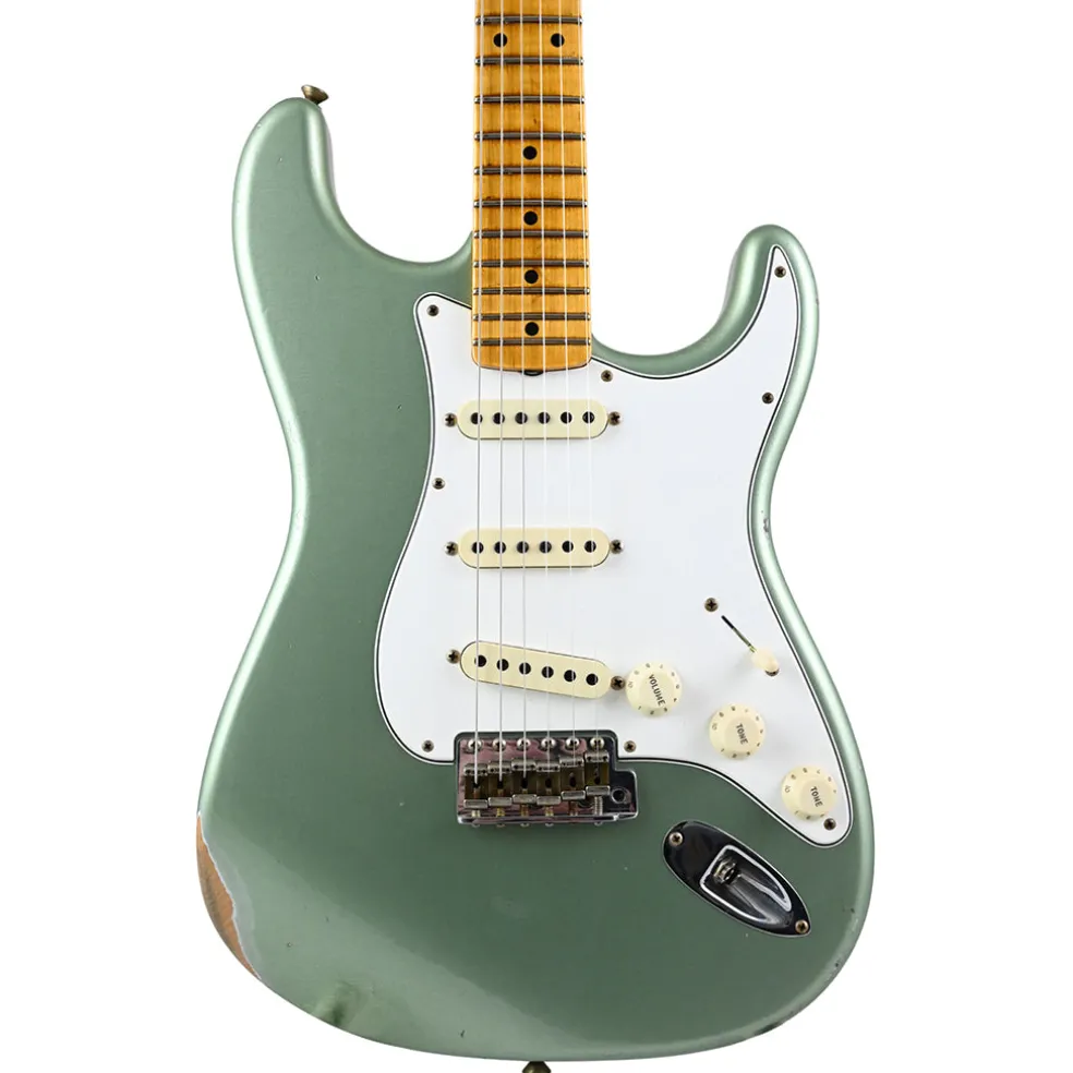 Fender Custom Shop Limited Edition Tomatillo Stratocaster® Special - Relic®, Super Faded Aged Sage Green Metallic