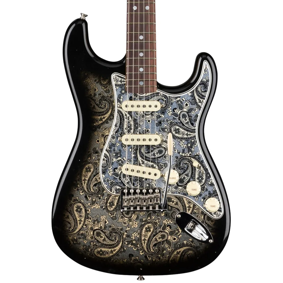 Fender Custom Shop Limited Edition 68 Stratocaster Journeyman Relic with Closet Classic Hardware 3A Rosewood Fingerboard Black Paisley