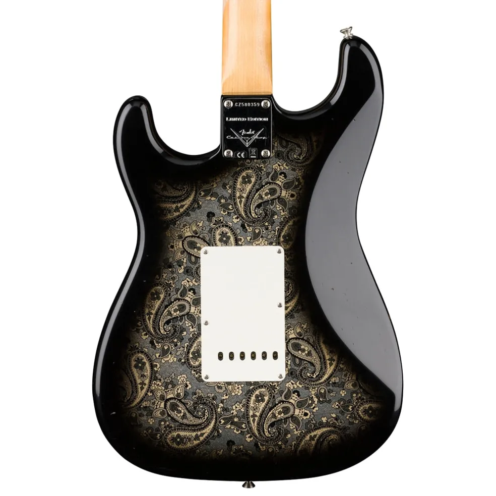 Fender Custom Shop Limited Edition 68 Stratocaster Journeyman Relic with Closet Classic Hardware 3A Rosewood Fingerboard Black Paisley