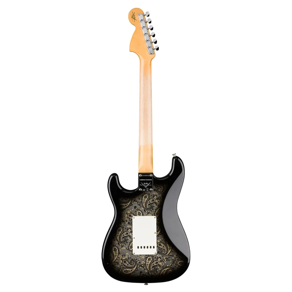 Fender Custom Shop Limited Edition 68 Stratocaster Journeyman Relic with Closet Classic Hardware 3A Rosewood Fingerboard Black Paisley