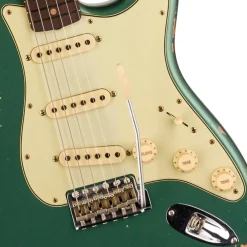 Fender Custom Shop Limited Edition 64 L Series Stratocaster Heavy Relic Aged Sherwood Green Metallic