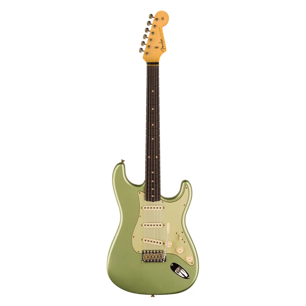 Fender Custom Shop Time Machine 59 Stratocaster Journeyman Relic Super Faded Aged Sage Green Metallic