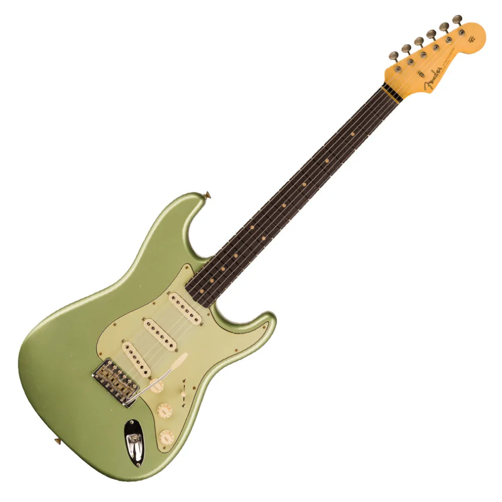 Fender Custom Shop Time Machine 59 Stratocaster Journeyman Relic Super Faded Aged Sage Green Metallic