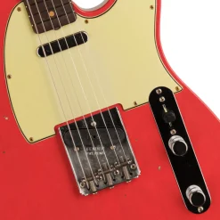 Fender Custom Shop Time Machine 63 Telecaster Relic Aged Fiesta Red