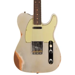 Fender Custom Shop Time Machine '60 Tele Custom - Heavy Relic, Aged Inca Silver