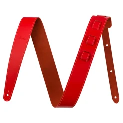 Fender Essentials Leather Strap in Red