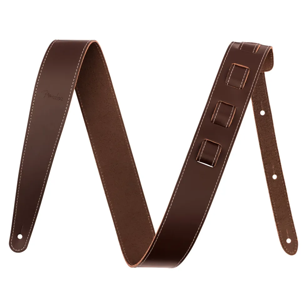 Fender Essentials Leather Strap in Brown