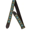 Fender G Brand Strap Blue/Orange Black Ends