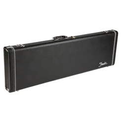 Fender G&G Deluxe Precision Bass® Hardshell Case, Black with Orange Plush