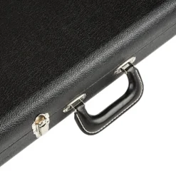 Fender G&G Deluxe Precision Bass® Hardshell Case, Black with Orange Plush