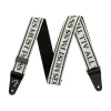Fender George Harrison All Things Must Pass Logo Strap, White/Black, 2"