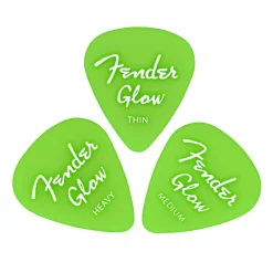 Fender Glow In The Dark 351 Picks, 12-Pack