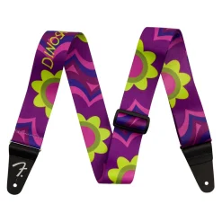 Fender J Mascis Strap, Magenta Flower, 2"