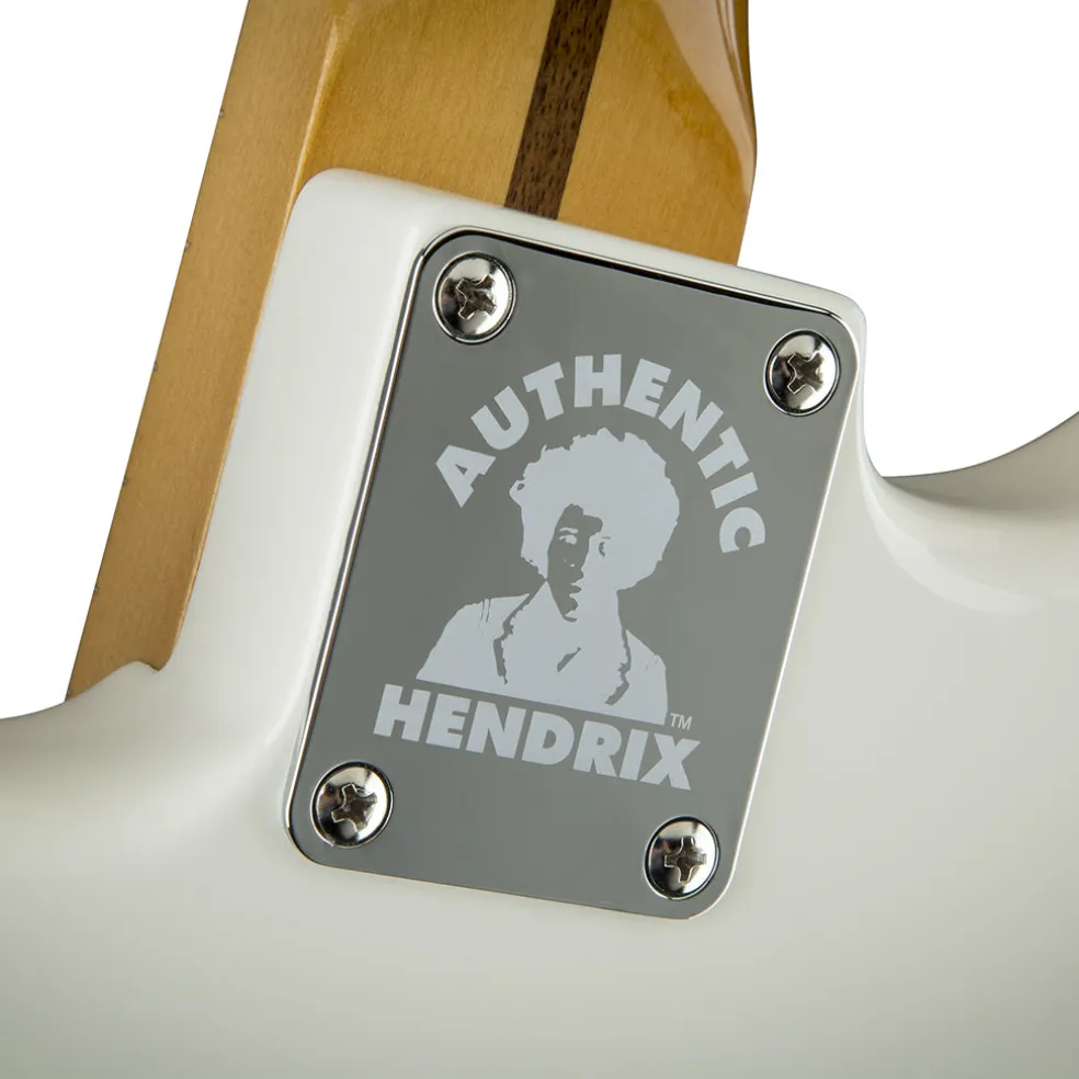 Fender Jimi Hendrix Signature Stratocaster - Olympic White- Maple Neck