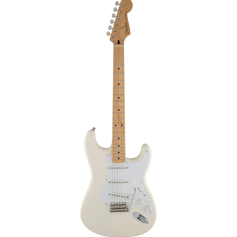 Fender Jimmie Vaughan Tex-Mex Stratocaster - Olympic White - Maple