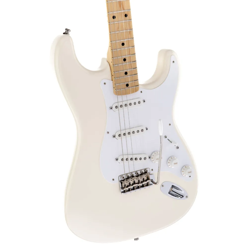 Fender Jimmie Vaughan Tex-Mex Stratocaster - Olympic White - Maple