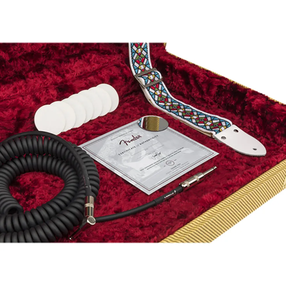 Fender Jimmy Page Mirror Telecaster - White Blonde - Rosewood